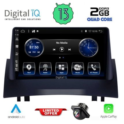 DIGITAL IQ BXH 3555_CPA (9inc) MULTIMEDIA TABLET for RENAULT MEGANE 2 mod. 2002-2008