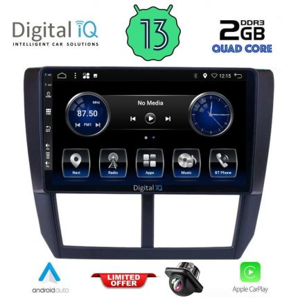 DIGITAL IQ BXH 3662_CPA (9inc) MULTIMEDIA TABLET for SUBARU FORESTER – IMPREZA – XV mod. 2008-2013