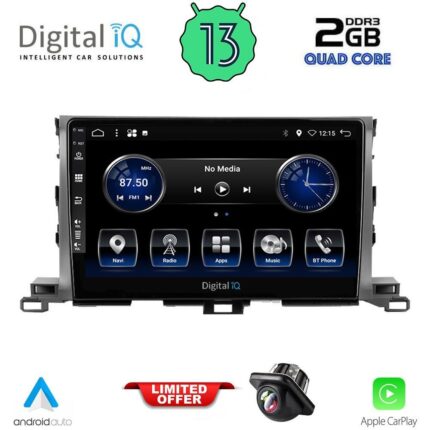 DIGITAL IQ BXH 3700_CPA (10inc) MULTIMEDIA TABLET for TOYOTA HIGHLANDER mod. 2014-2019