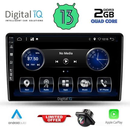 DIGITAL IQ BXH 3702_CPA (10inc) MULTIMEDIA TABLET for TOYOTA AURIS mod. 2007-2012
