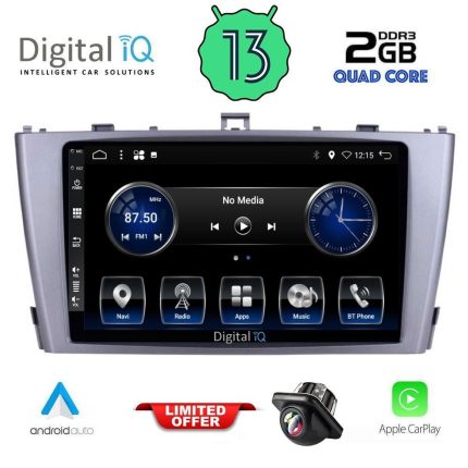 DIGITAL IQ BXH 3705_CPA (9inc) MULTIMEDIA TABLET for TOYOTA AVENSIS (T27) mod. 2009-2015