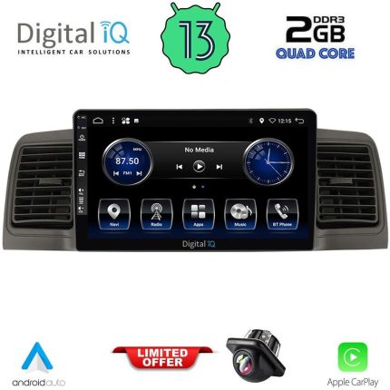 DIGITAL IQ BXH 3712_CPA (9inc) MULTIMEDIA TABLET for TOYOTA COROLLA mod. 2001-2006
