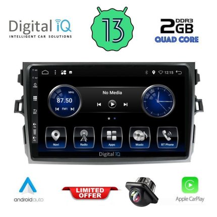 DIGITAL IQ BXH 3713_CPA (9inc) MULTIMEDIA TABLET for TOYOTA COROLLA 4D mod. 2006-2012