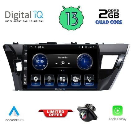 DIGITAL IQ BXH 3714_CPA (10inc) MULTIMEDIA TABLET for TOYOTA COROLLA mod. 2013-2016