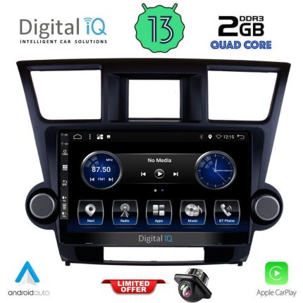DIGITAL IQ BXH 3719_CPA (10inc) MULTIMEDIA TABLET for TOYOTA HIGHLANDER mod. 2008-2015