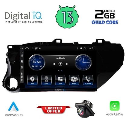 DIGITAL IQ BXH 3721_CPA (10inc) MULTIMEDIA TABLET for TOYOTA HILUX mod. 2017>