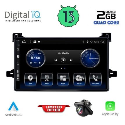 DIGITAL IQ BXH 3727_CPA (9inc) MULTIMEDIA TABLET for TOYOTA PRIUS mod. 2016-2020