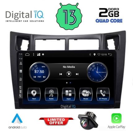 DIGITAL IQ BXH 3736_CPA (9inc) MULTIMEDIA TABLET for TOYOTA YARIS mod. 2006-2011