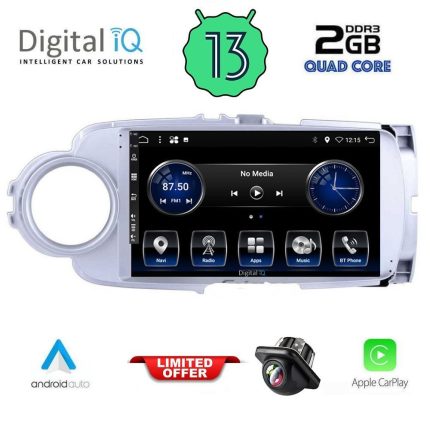 DIGITAL IQ BXH 3737_CPA (9inc) MULTIMEDIA TABLET for TOYOTA YARIS mod. 2011-2015