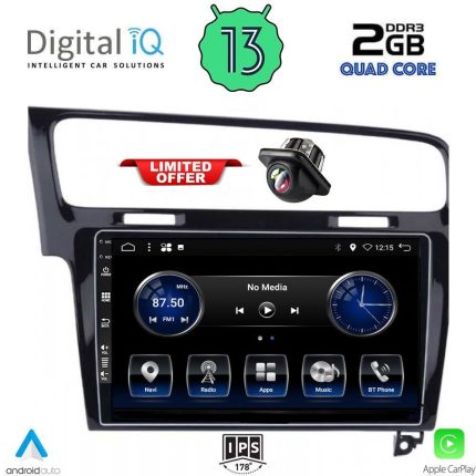 DIGITAL IQ BXH 3747_CPA (10inc) MULTIMEDIA TABLET for VW GOLF 7 mod. 2013-2020