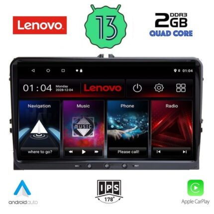 LENOVO LVD 489_CPA (9inc) MULTIMEDIA TABLET for SEAT - SKODA - VW mod. 2004-2014