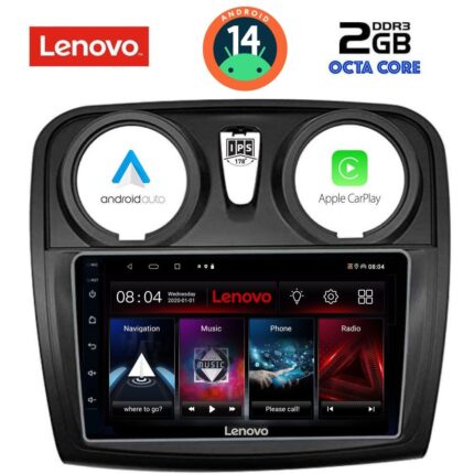 LENOVO LVF 5108_CPA (9inc) MULTIMEDIA TABLET for DACIA LOGAN – SANDERO mod. 2012-2019