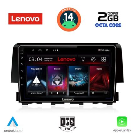 LENOVO LVF 5191_CPA (9inc) MULTIMEDIA TABLET for HONDA CIVIC mod. 2016>