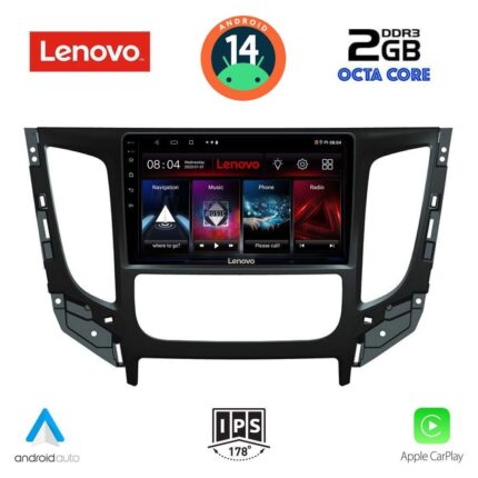 LENOVO LVF 5437_CPA CLIMA (9inc) MULTIMEDIA TABLET for MITSUBISHI L200 mod. 2015> με CLIMA