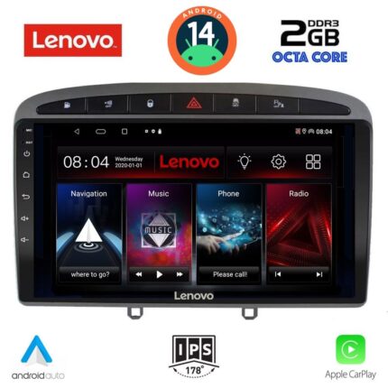 LENOVO LVF 5513_CPA (9inc) MULTIMEDIA TABLET for PEUGEOT 308 mod.2007-2012 - RCZ mod.2009-2015