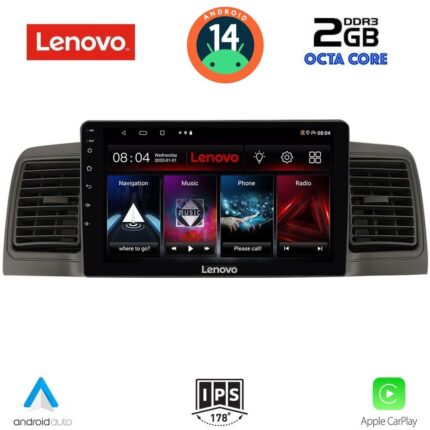 LENOVO LVF 5712_CPA (9inc) MULTIMEDIA TABLET for TOYOTA COROLLA mod. 2001-2006