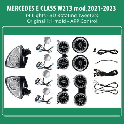 DIQ AMBIENT 8176 ED BENZ E (W213) (Digital iQ Ambient Light for Mercedes E (W213) mod.2021-2023 , 14 Lights)