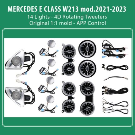 DIQ AMBIENT 8176 ED1 BENZ E (W213) (Digital iQ Ambient Light for Mercedes E (W213) mod.2021-2023 , 14 Lights)