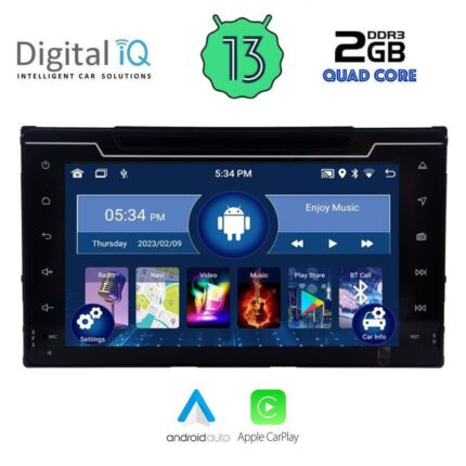 DIGITAL IQ MSD 013_CPA (7" DECK) MULTIMEDIA for TOYOTA AURIS mod. 2015 - COROLLA mod. 2017-2019