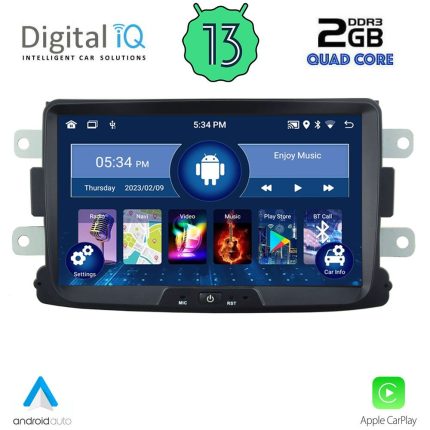 DIGITAL IQ MSD 033_CPA (8" DECK) MULTIMEDIA for DACIA mod. 2012> - RN CAPTURE mod. 2013>