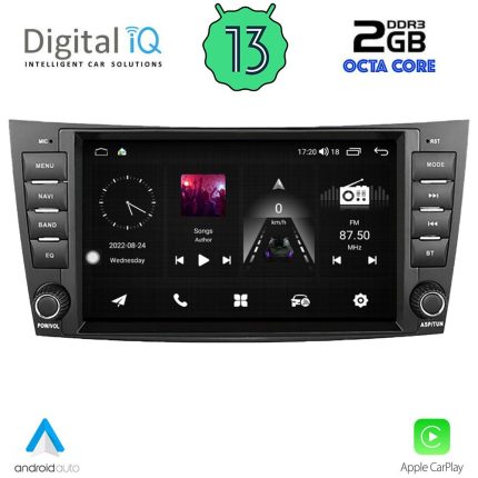 DIGITAL IQ MSF 390_CPA (8” DECK) MULTIMEDIA for MERCEDES E (W211) – CLS (W219) mod. 2003-2009