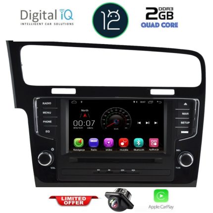 DIGITAL IQ MSM 391_CP (7'' DVD) MULTIMEDIA  for  VW GOLF 7 mod. 2013-2021