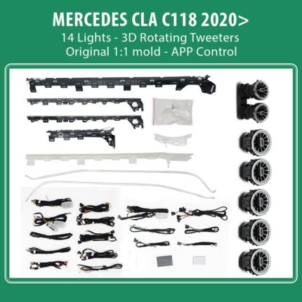DIQ AMBIENT 8176 A3 MERCEDES CLA (C118) (Digital iQ Ambient Light for Mercedes CLA (C118) mod.2020> , 36 Lights)
