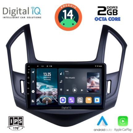 DIGITAL IQ RTG 4077_CPA (9inc) MULTIMEDIA TABLET for CHEVROLET CRUZE mod. 2013-2015