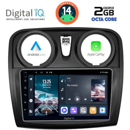 DIGITAL IQ RTG 4108_CPA (9inc) MULTIMEDIA TABLET for DACIA LOGAN – SANDERO mod. 2012-2019
