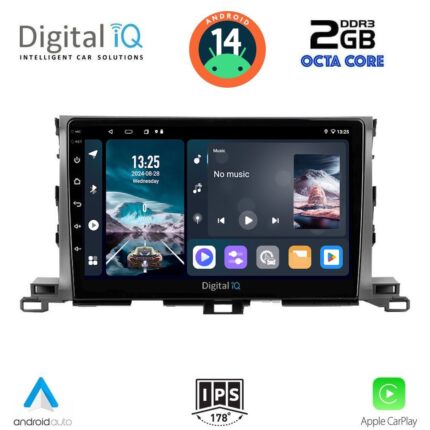 DIGITAL IQ RTG 4700_CPA (10inc) MULTIMEDIA TABLET for TOYOTA HIGHLANDER mod. 2014-2019