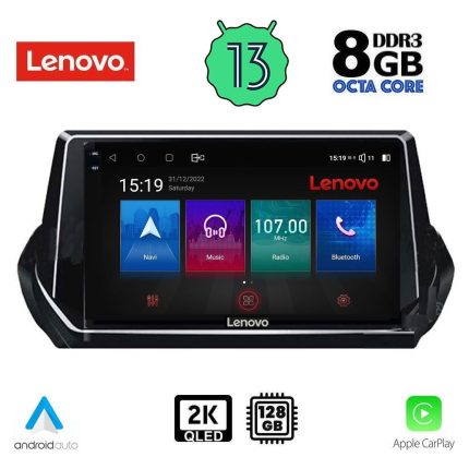 LENOVO SSW 10509_CPA (9inc) MULTIMEDIA TABLET for PEUGEOT 208 - 2008 mod. 2021>