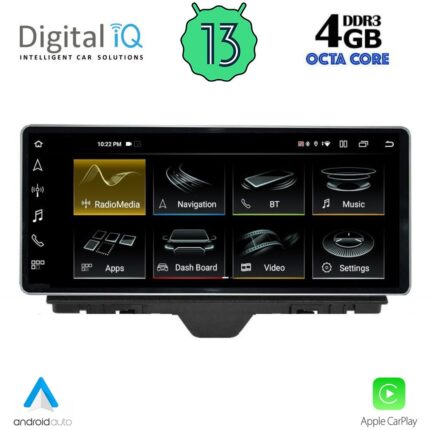 DIGITAL IQ TOP 15910_CPA (10.25inc) MULTIMEDIA for AUDI A1 mod. 2010-2018