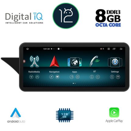 DIGITAL IQ TOP 19996_CPA (12.3") (NTG 4.5) MULTIMEDIA for MERCEDES GLK (X204) mod. 2013-2016