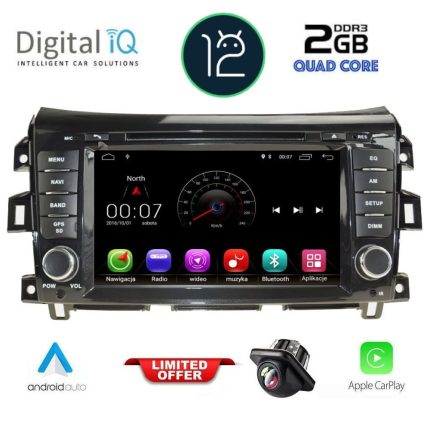 DIGITAL IQ X316M_GPS (7''_DVD) MULTIMEDIA for NISSAN NAVARA mod. 2016>