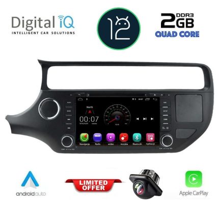 DIGITAL IQ X369M_CPA (8'' DVD) MULTIMEDIA for  KIA RIO mod. 2015-2017
