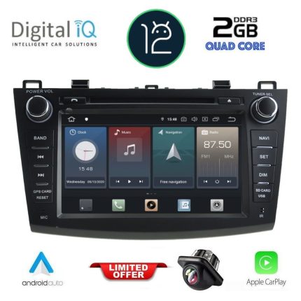 DIGITAL IQ X402_CPA (8'' DVD) MULTIMEDIA for  MAZDA 3 mod. 2009-2014