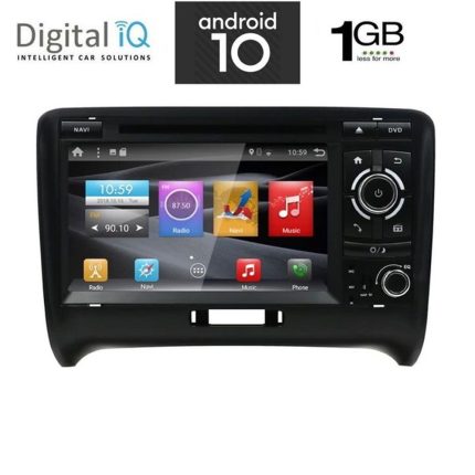 DIGITAL IQ X178_GPS (7'' DVD) MULTIMEDIA for AUDI ΤΤ mod. 2007-2015