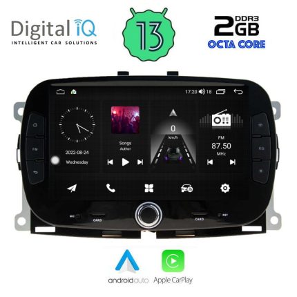 DIGITAL IQ MSF 398_CPA (7'' DECK) MULTIMEDIA for FIAT 500 mod. 2016>