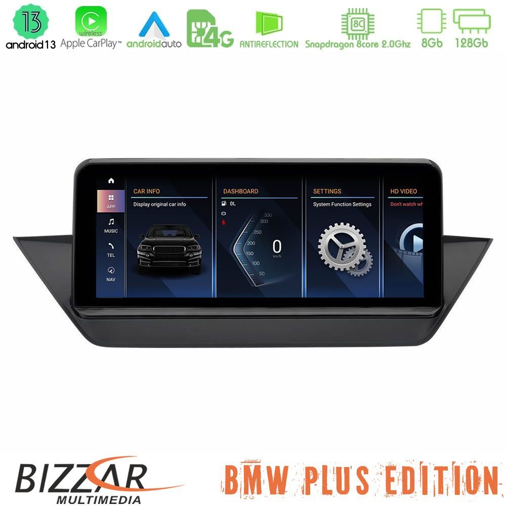 Bizzar Plus Edition BMW X1 E84 (με εργ.οθόνη) Android13 (8+128GB) Navigation Multimedia 10.25″ HD Anti-reflection