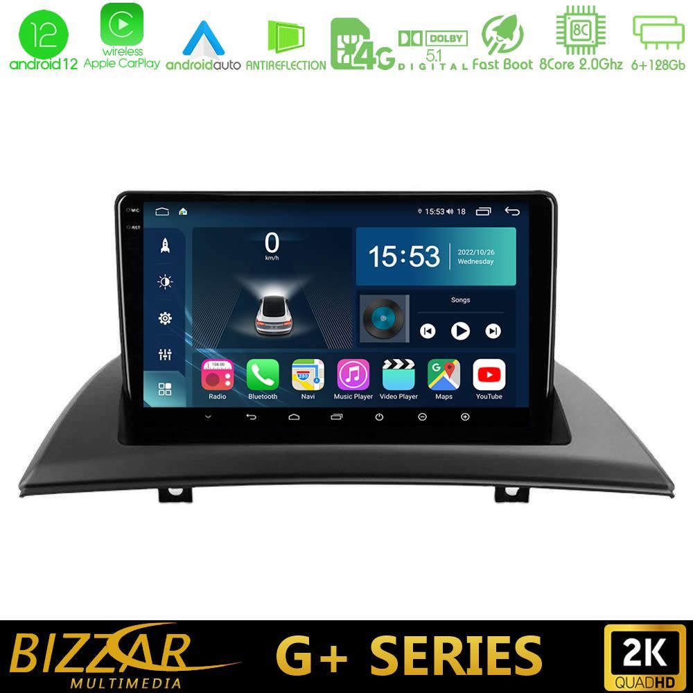 Bizzar G+ Series BMW E83 8Core Android12 6+128GB Navigation Multimedia Tablet 9"