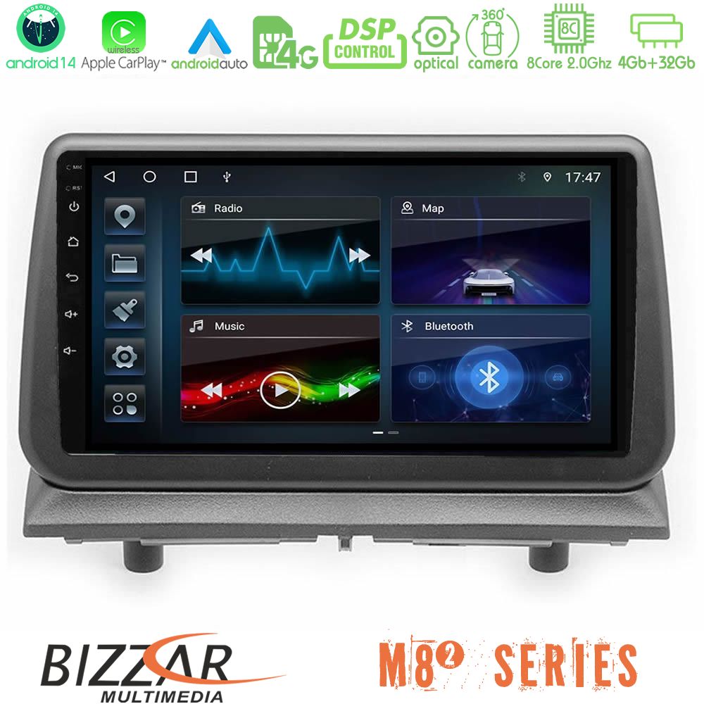 Bizzar M8² Series 8Core Android14 4+32GB  Dodge Nitro 2007-2011 Navigation Multimedia Tablet 9″ Με Carplay & Android Auto