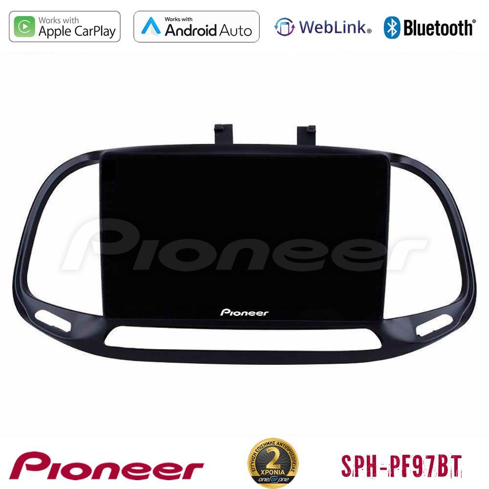 Pioneer SPH-PF97BT Series    Fiat Doblo 2015-2022 Multimedia Station 9" (Tablet Style) Με Carplay & Android Auto