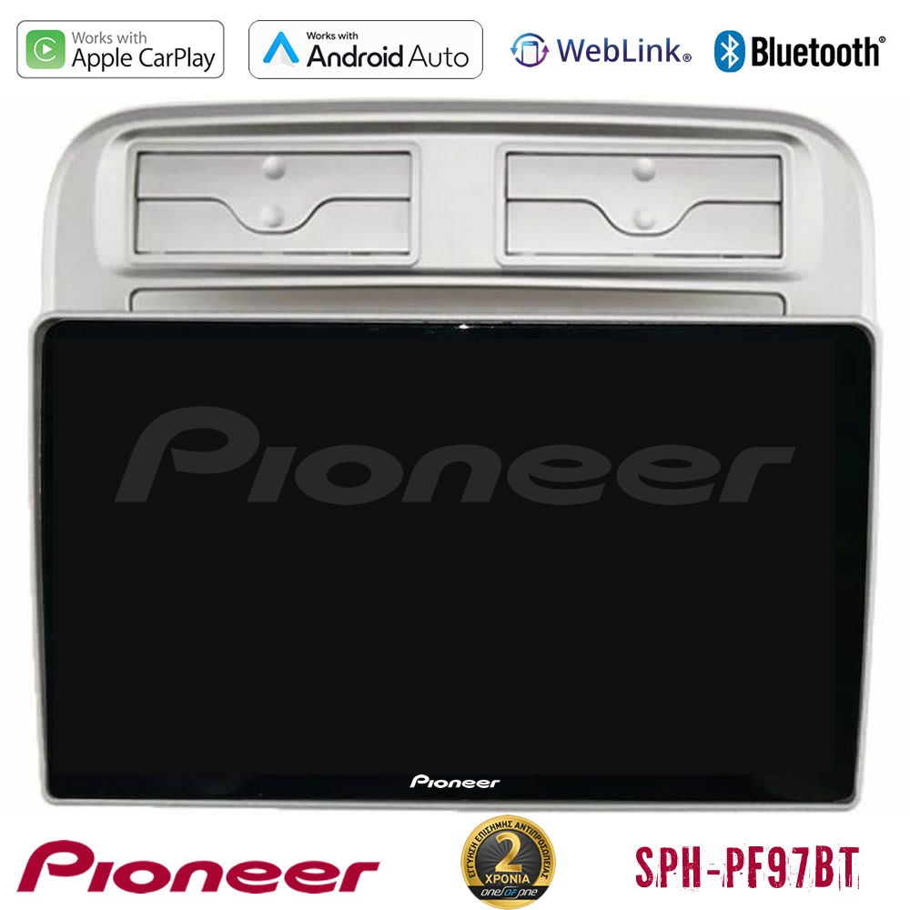 Pioneer SPH-PF97BT Series Fiat Grande Punto 2006-2011 Multimedia Station 9" (Tablet Style) Με Carplay & Android Auto