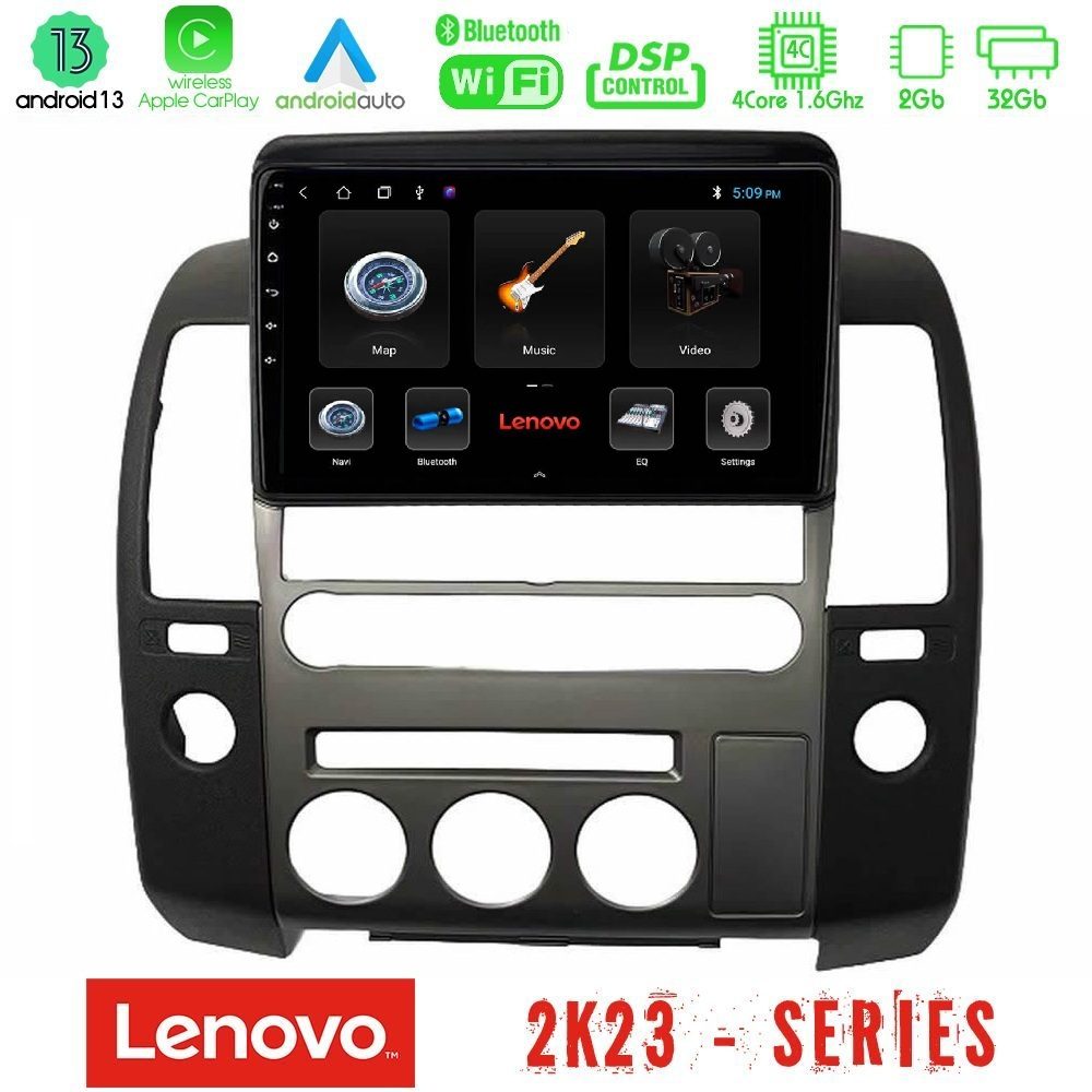 Lenovo Car Pad Nissan Navara / Pathfinder 2006-2012 (με εργ.οθόνη) 4Core Android 13 2+32GB Navigation Multimedia Tablet 9"