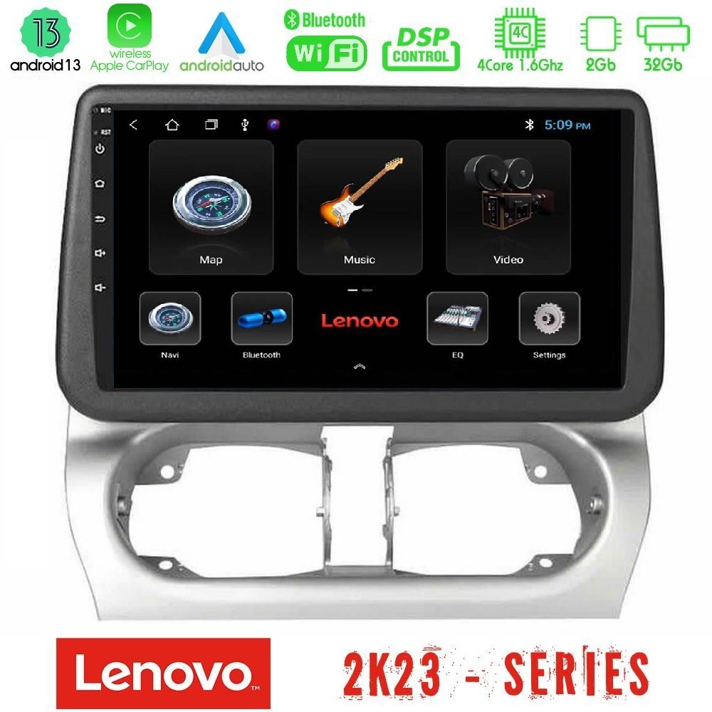 Lenovo Car Pad Opel Corsa C/Combo C 4Core Android 13 2+32GB Navigation Multimedia Tablet 9"