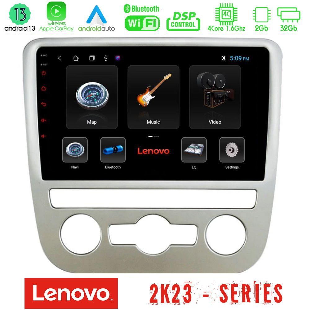 Lenovo Car Pad VW Scirocco 2008 – 2014 4Core Android 13 2+32GB Navigation Multimedia Tablet 9"