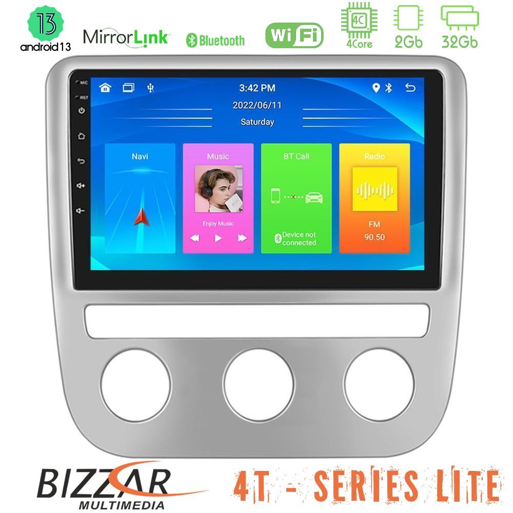 Bizzar 4T Series VW Scirocco / Eos 4Core Android13 2+32GB Navigation Multimedia Tablet 9"