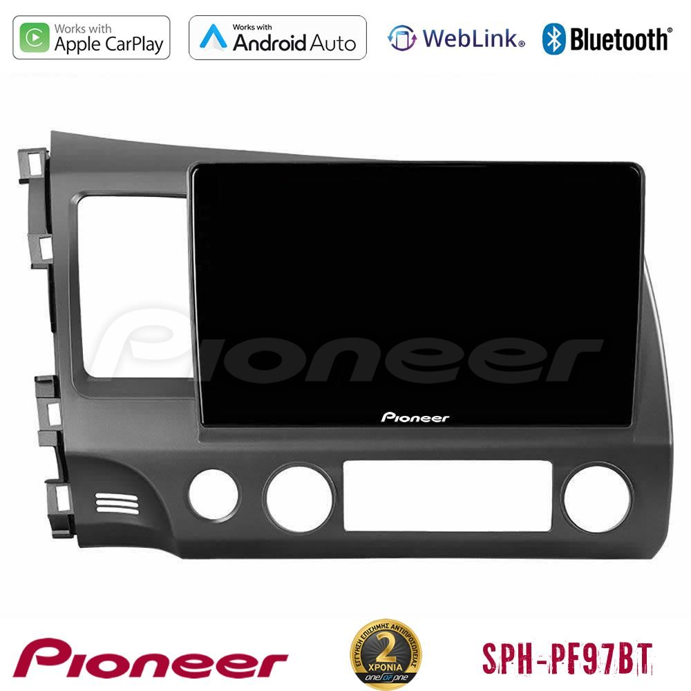 Pioneer SPH-PF97BT Series Honda Civic 2006-2011 Multimedia Station 9" (Tablet Style) Με Carplay & Android Auto