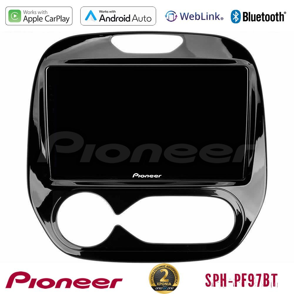 Pioneer SPH-PF97BT Series    Renault Captur 2013-2019 (Auto AC) Multimedia Station 9" (Tablet Style) Με Carplay & Android Auto