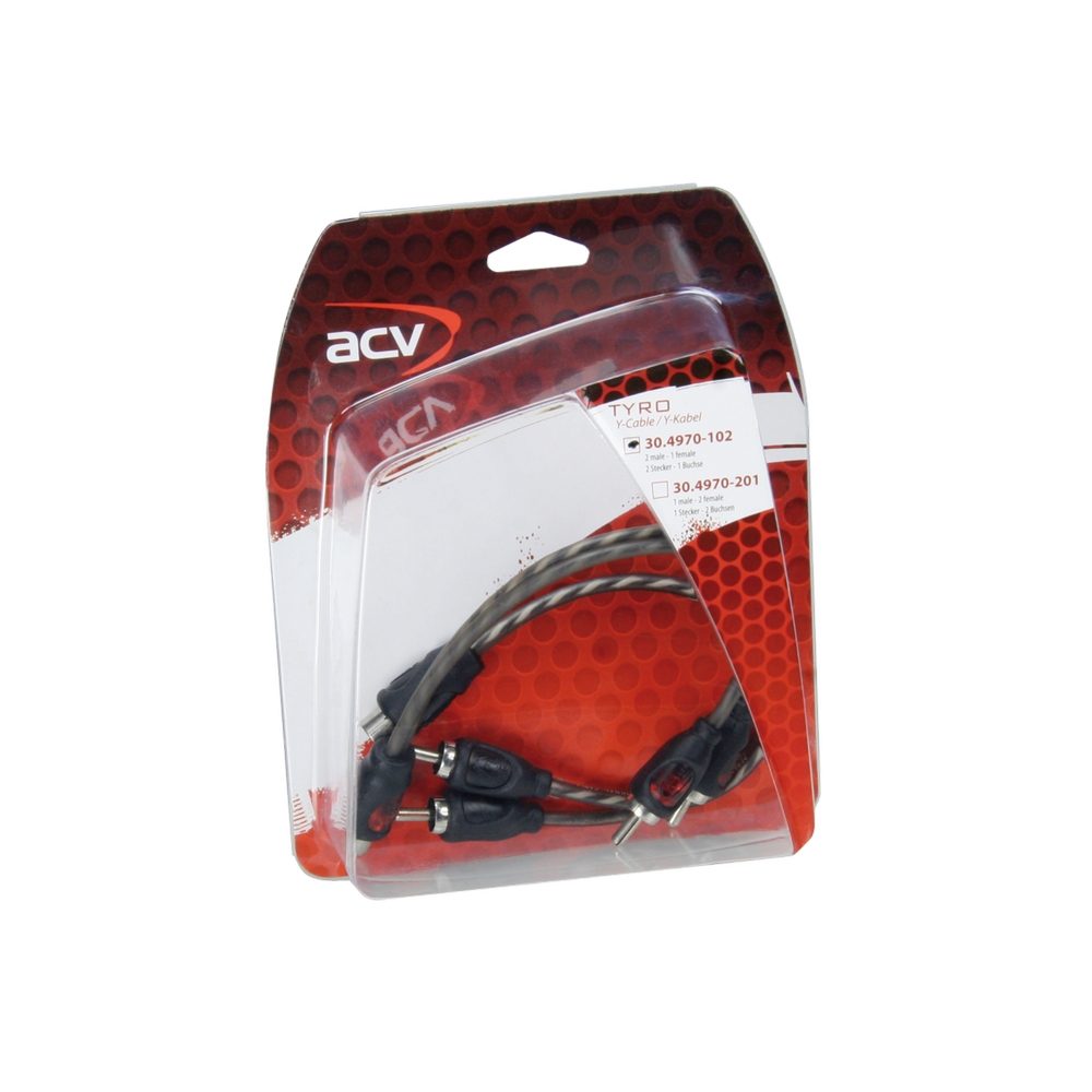 ACV RCA TYRO Y-Cable 2male - 1female 30cm